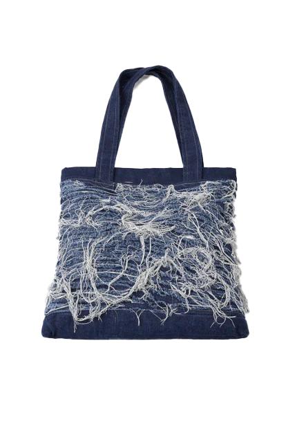Hairy bag Frayed Distressed Denim Shoulder