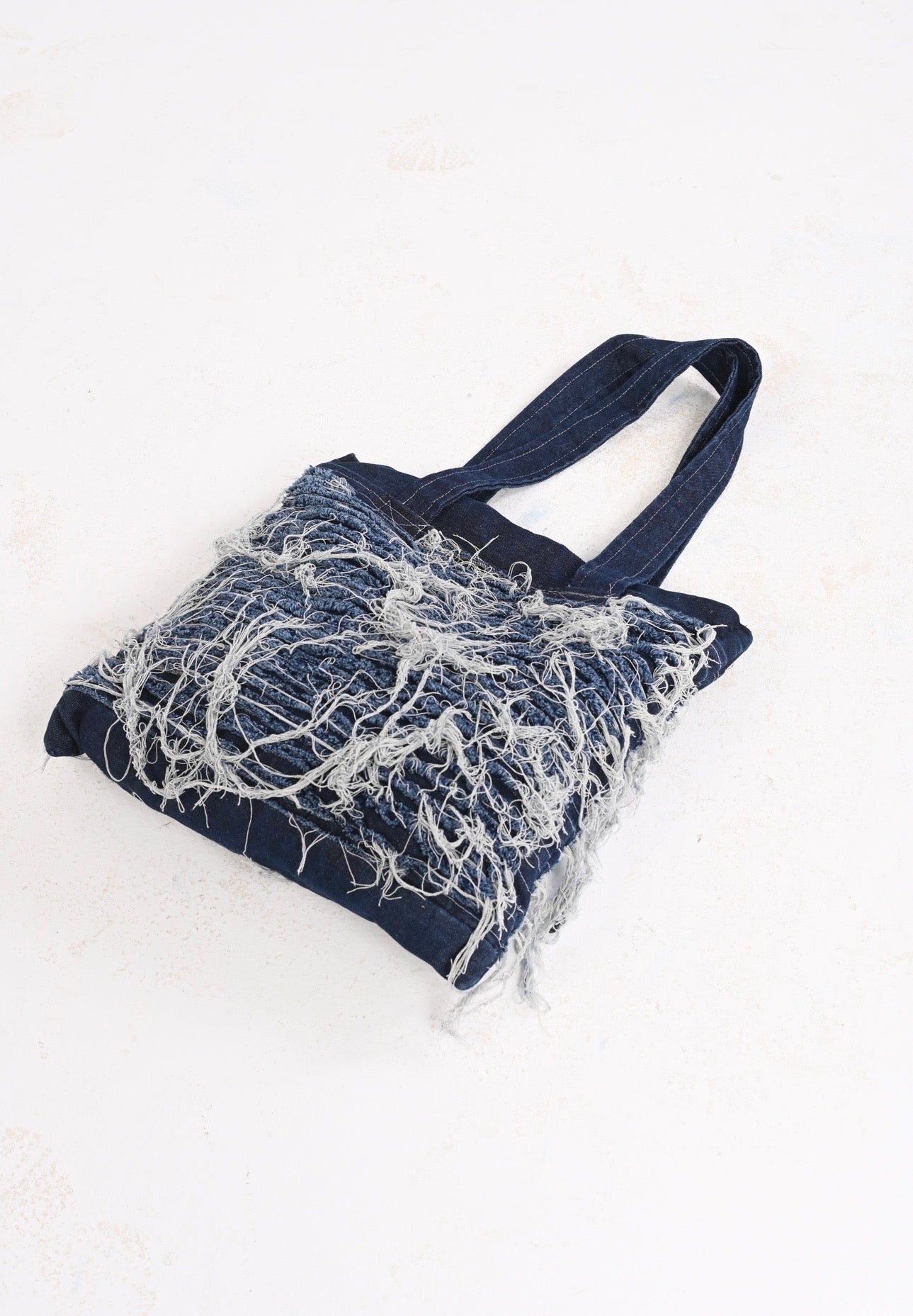 Hairy bag Frayed Distressed Denim Shoulder