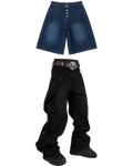 Denim & Utility Set